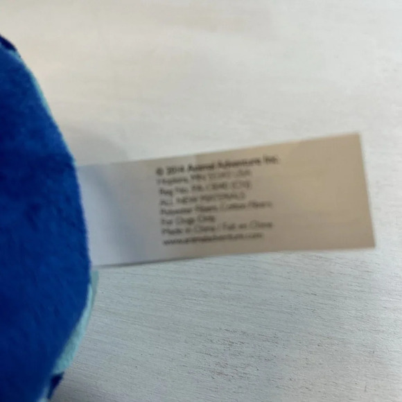 Dog Toy Red Square with Rope Blue - Picture 4 of 9